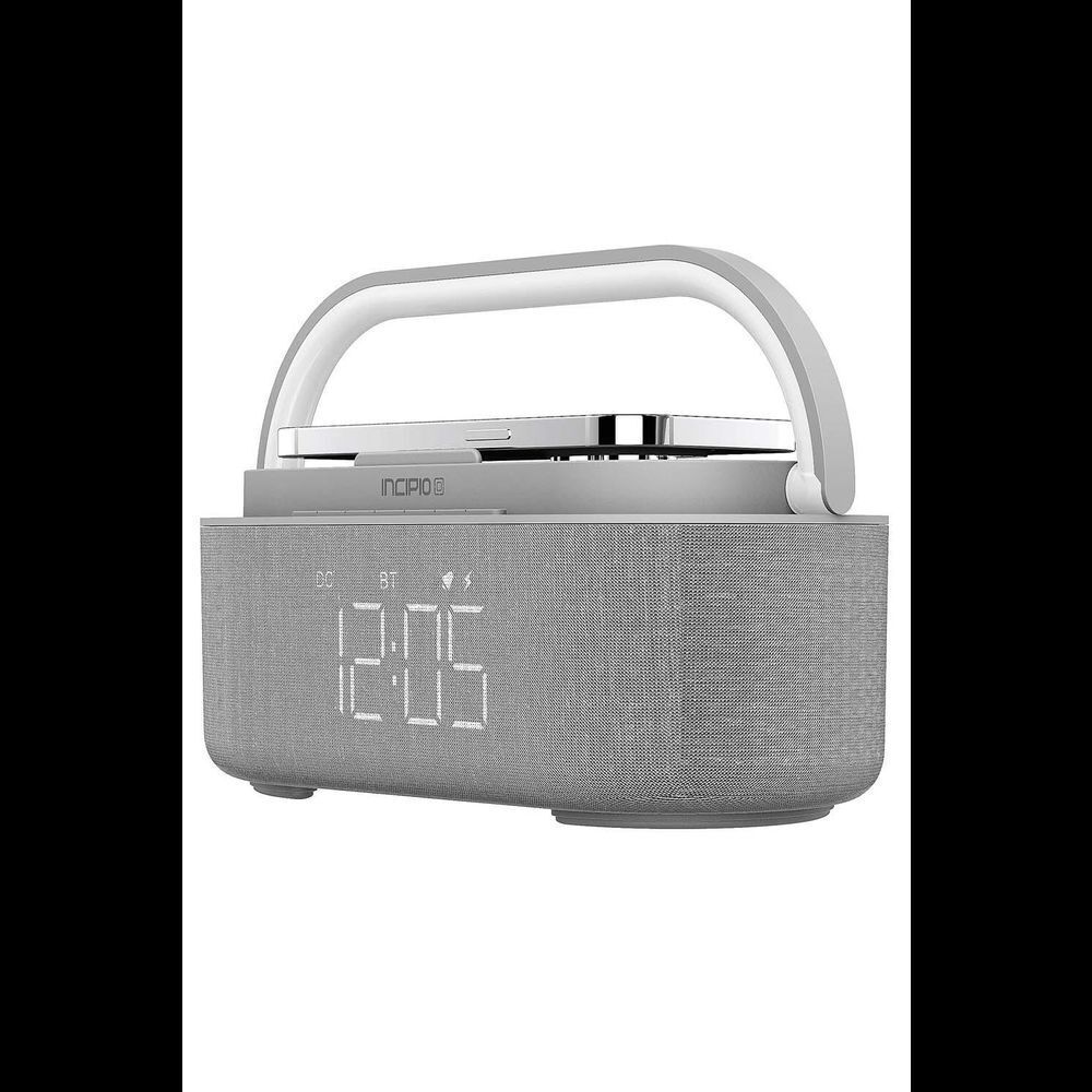 Incipio Wireless Charging Alarm Clock and Speaker